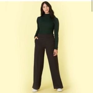 Summersalt The Perfect Wideleg Pant Black Size Large NWT